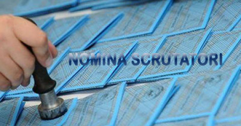 AVVISO - NOMINA SCRUTATORI OCCORRENTI PER IL REFERENDUM DEL 20/21 SETTEMBRE 2020